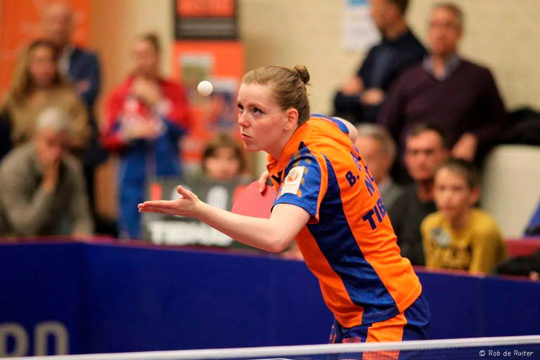 Tafeltennis Britt Eerland - gemotiveerd in sport - Johan Cruyff Institute
