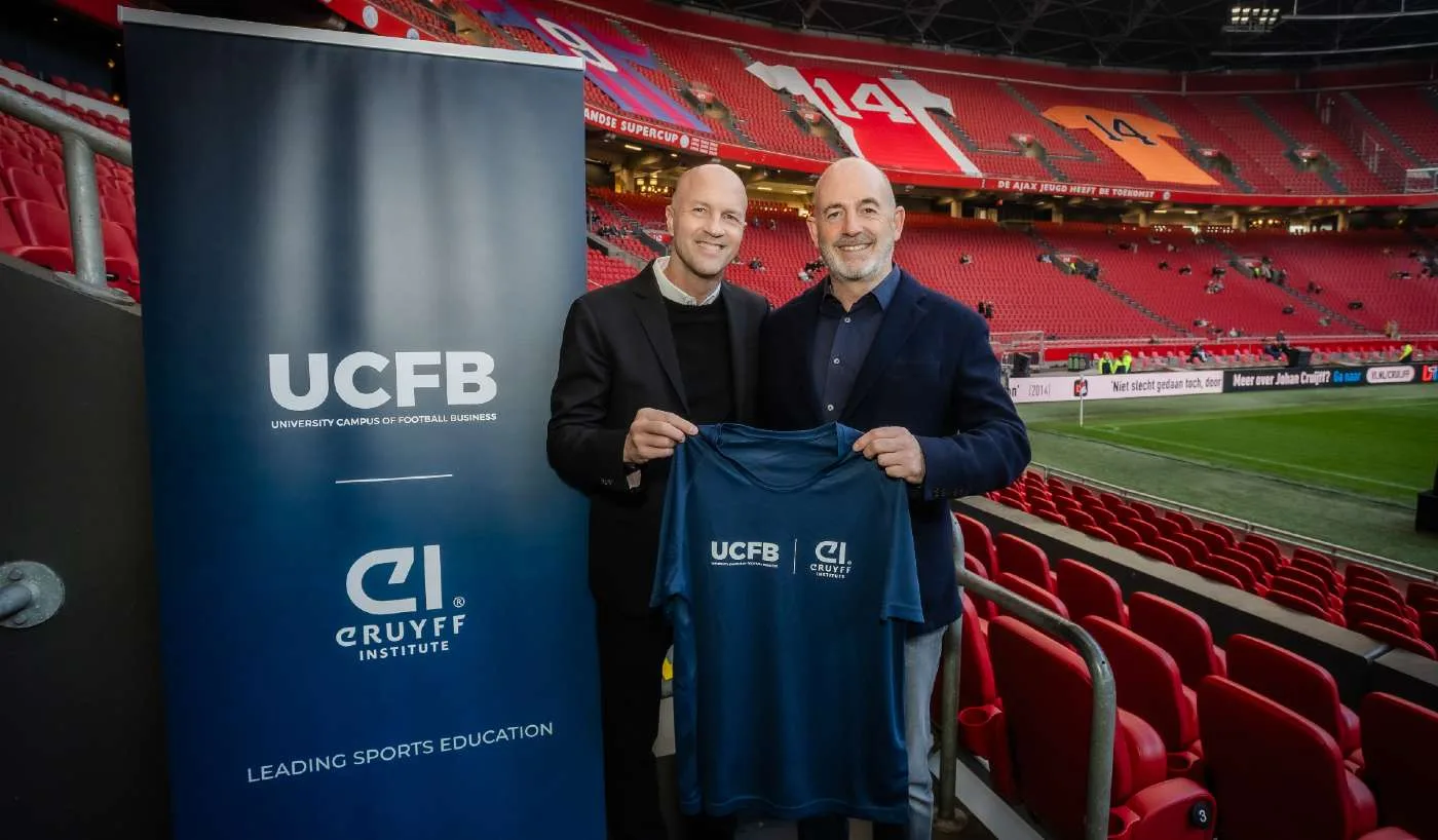 Johan Cruyff Institute y University Campus of Football Business (UCFB) anuncian una alianza global de educación deportiva