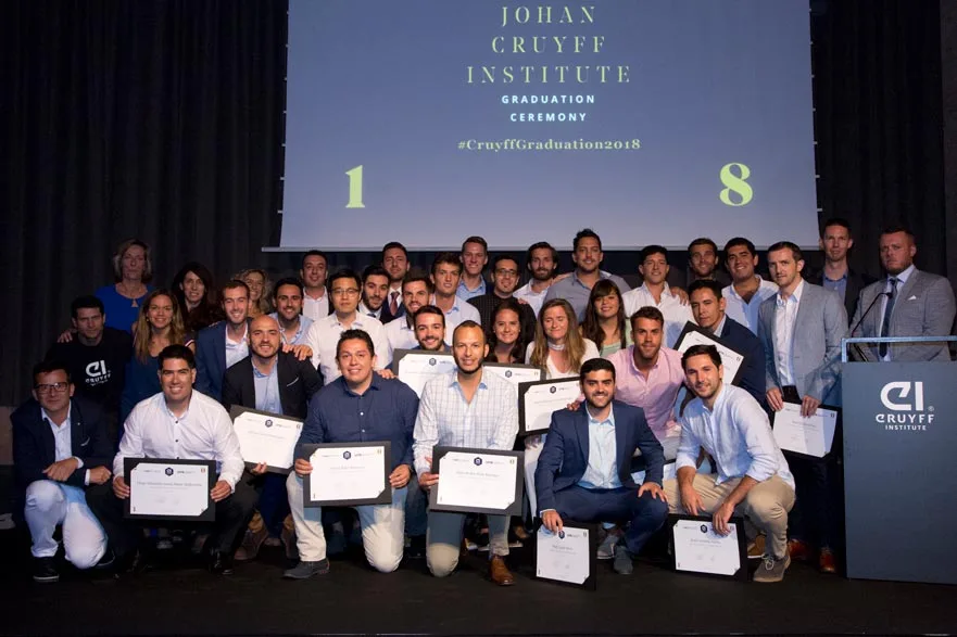 The graduations put the finishing touch to another academic year at Johan Cruyff Institute