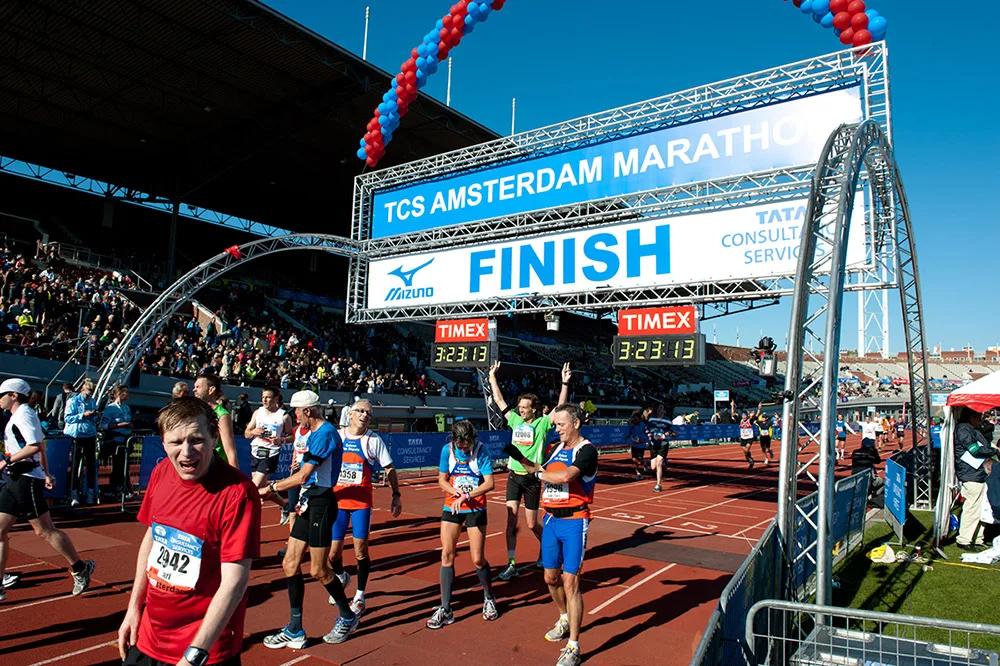 The Amsterdam Marathon is in very good health