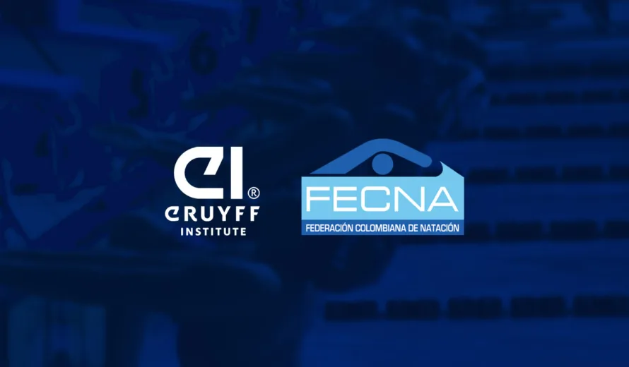 The Colombian Swimming Federation commits to the professional training of its athletes and staff together with Johan Cruyff Institute