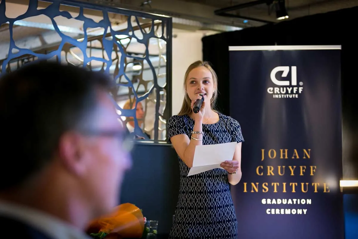 El legado de Johan Cruyff, muy presente en las ceremonias de graduación de Johan Cruyff Institute