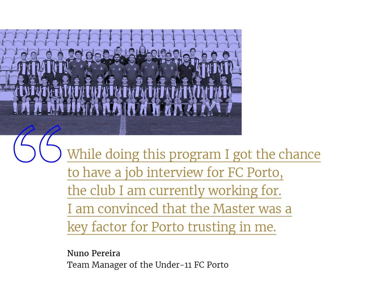 Our Master in Football Business: a gateway to the football industry