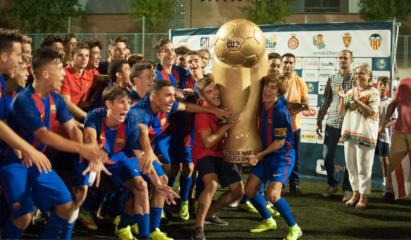 Johan Cruyff Institute, with the young promises in The Cup
