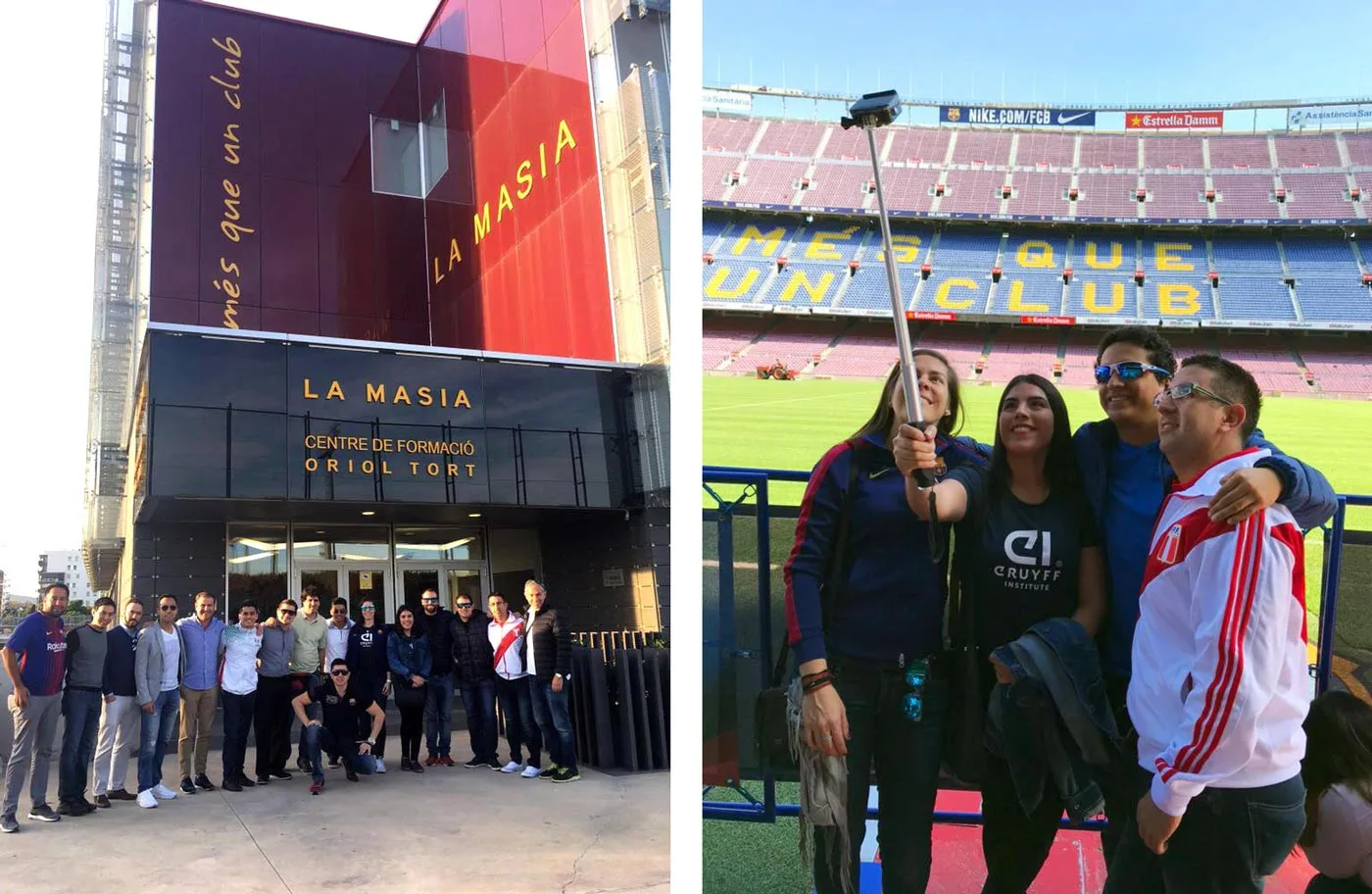 Amsterdam, Barcelona and London, Johan Cruyff Institute study trip destinations