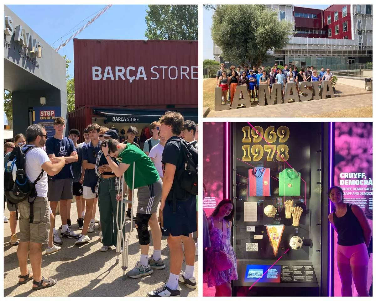 Descubrir la industria del deporte en un viaje de estudios a Barcelona