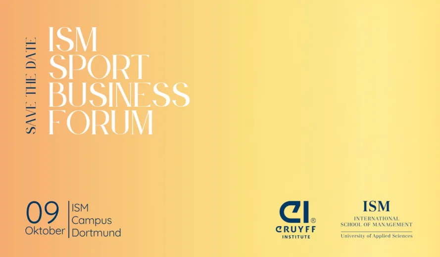 Shaping the Future of Sports Sponsorship: Johan Cruyff Institute at ISM Sport Business Forum 2025
