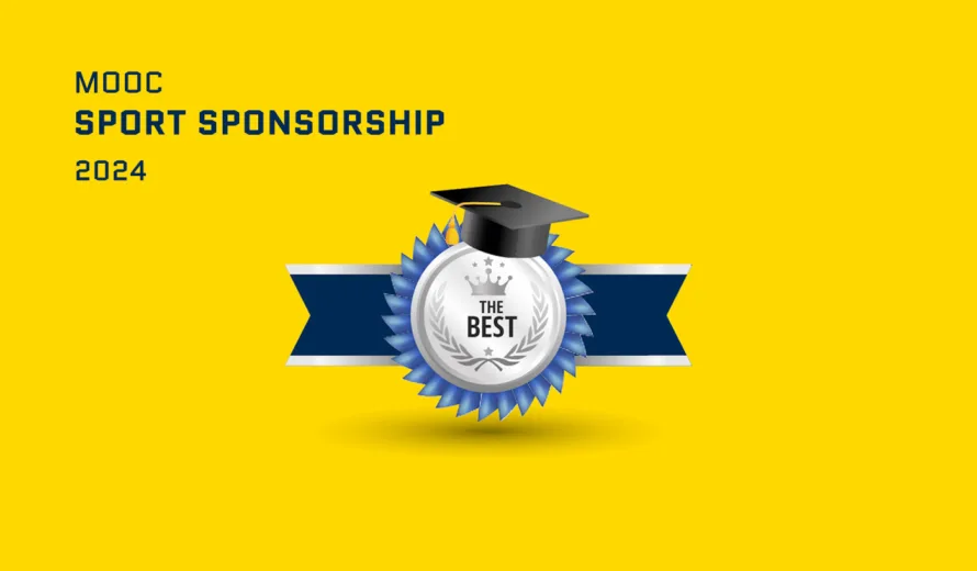 Aina Moya and Ziga Jug, winners of the 2024 Sport Sponsorship MOOC