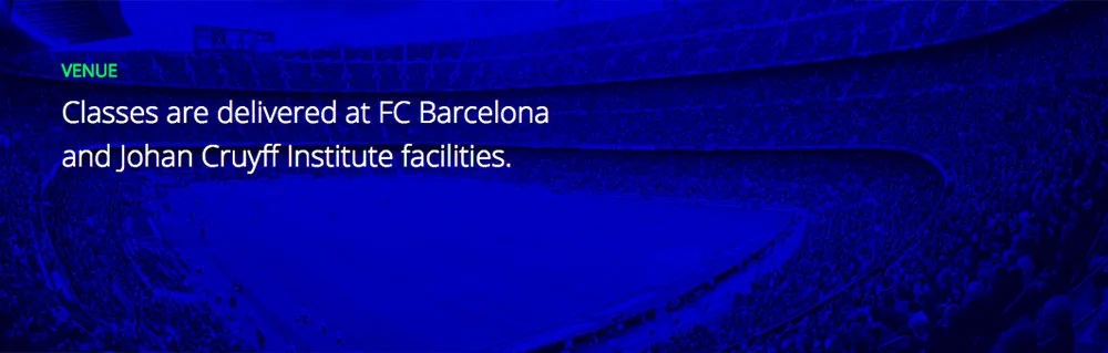 Football Industry Insights, new Johan Cruyff Institute program in 2018